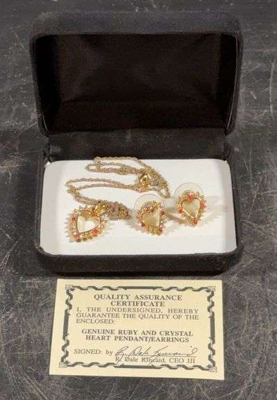 Matching Necklace And Earring Set