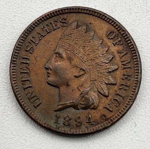 (A) US 1894 Indian Head Cent