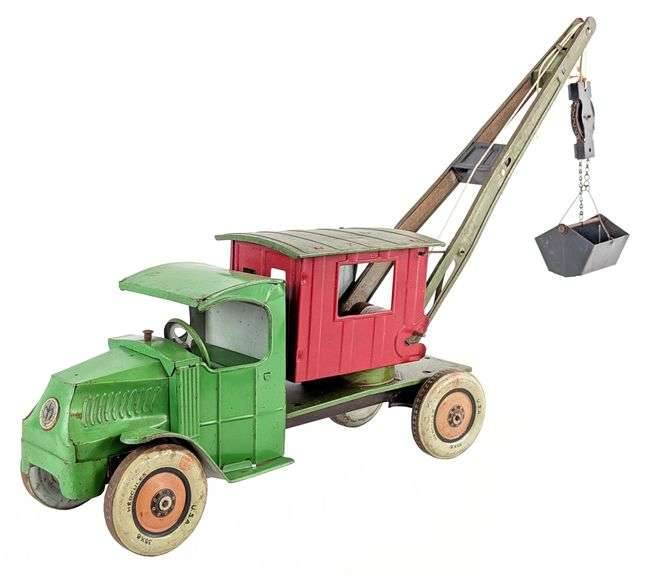 Chein Hercules Mack Truck With Mounted Steam Shovel