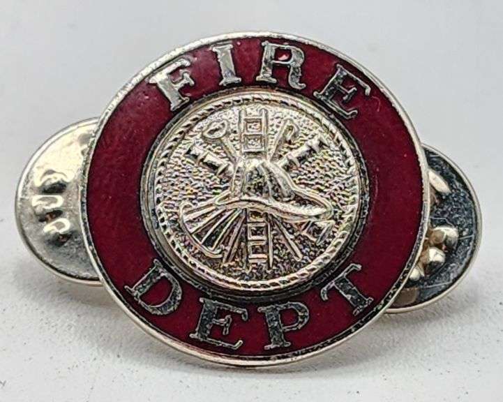 (AM) Reproduction Fire Department Pin - Kraft Auction Service, LLC