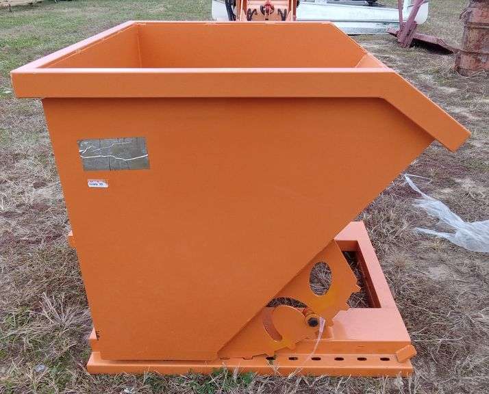 Steel Self Dumping Trash Hopper - Kraft Auction Service, LLC