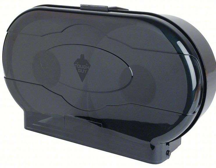 Tough Guy Horizontal Double Jumbo Core Toilet Paper Dispenser