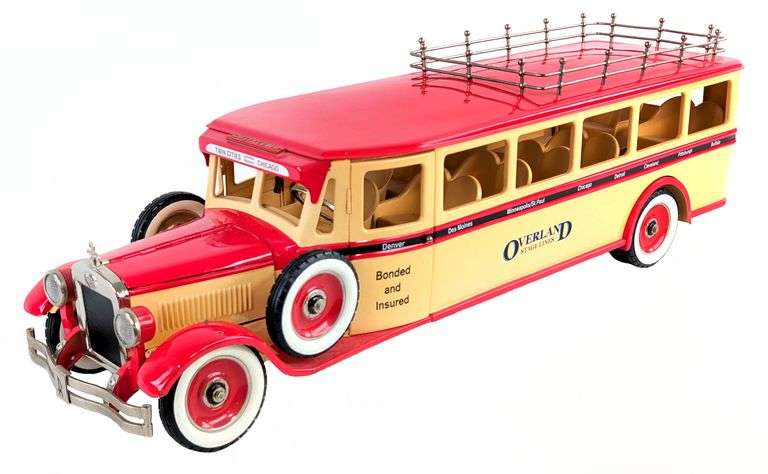 Retro 123 Overland Stage Lines Tour Bus