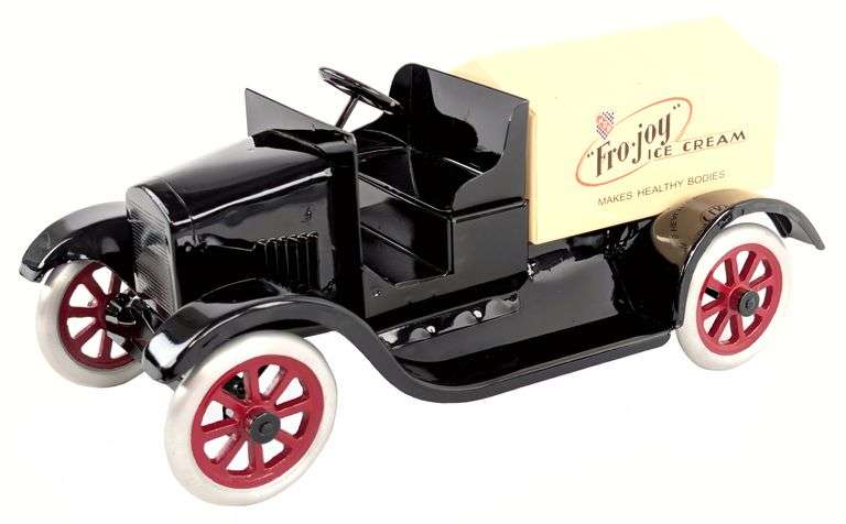 Cowdery Toy Works Flivver Fro-Joy Ice Cream Delivery Truck