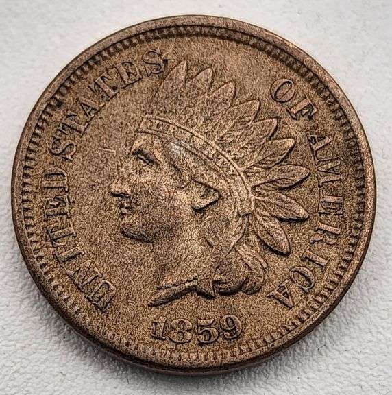 (A) US 1859 Indian Head Cent