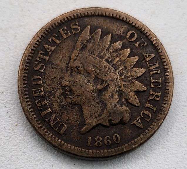(A) US 1860 Indian Head Cent