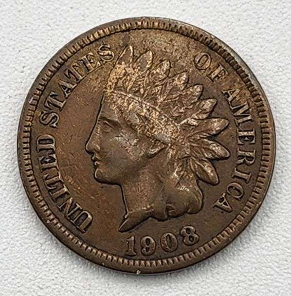 (A) US 1908-S Indian Head Cent