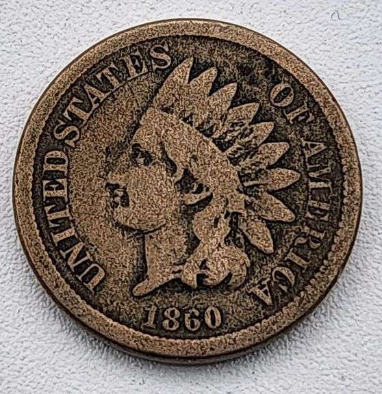 (A) US 1860 Indian Head Cent