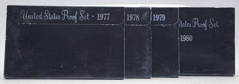 (D) US Mint 1977-80 Proof Sets