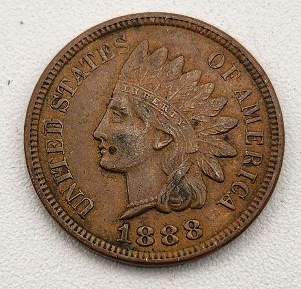 (A) US 1888 Indian Head Cent