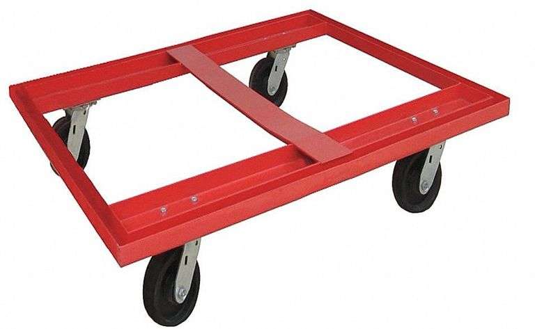 Open-Deck Steel Pallet Dolly