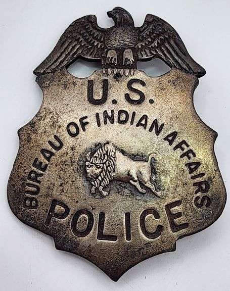 (AF) Reproduction US Bureau Of Indian Affairs Police Badge