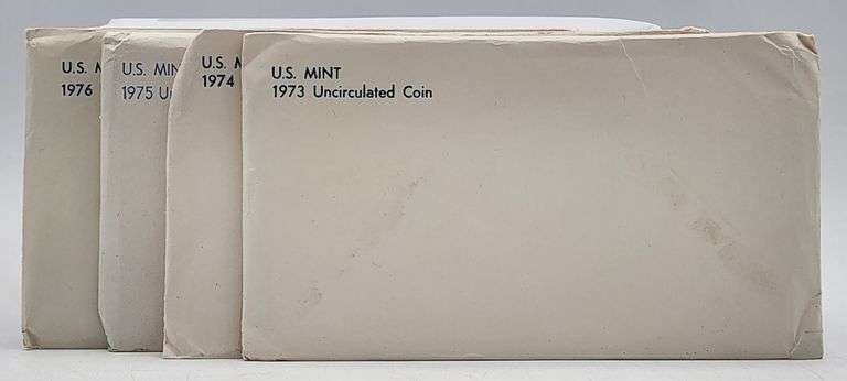 (D) US Mint 1973-76 Uncirculated Coin Sets