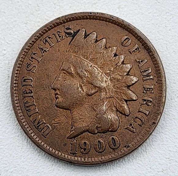 (A) US 1900 Indian Head Cent