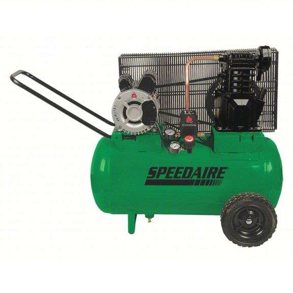 SpeedAire 20-Gallon Horizontal Portable Air Compressor