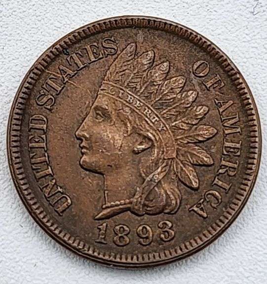 (A) US 1893 Indian Head Cent