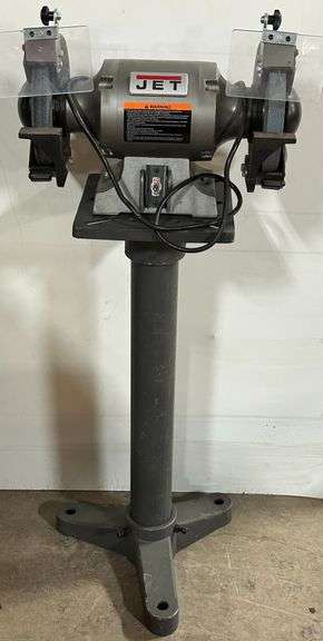 JET 8” Pedestal Shop Bench Grinder