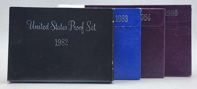 (D) US Mint 1982-85 Proof Sets