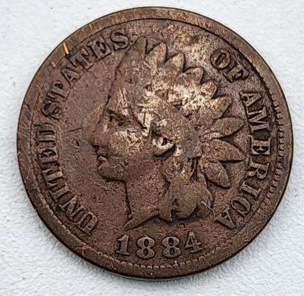 (A) US 1884 Indian Head Cent