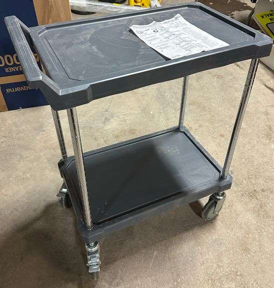 Olympic 2-Tiered Rolling Utility Cart