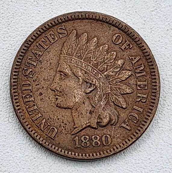 (A) US 1880 Indian Head Cent