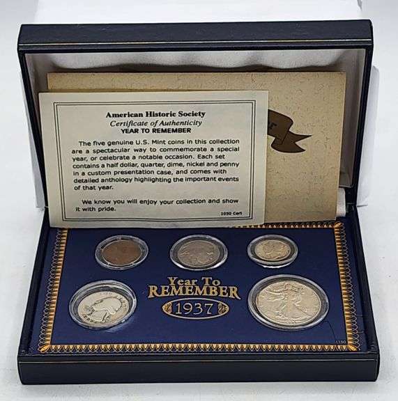 (U) 1937 A Year To Remember Coin Set