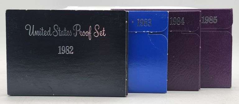 (A) US Mint 1982-85 Proof Sets