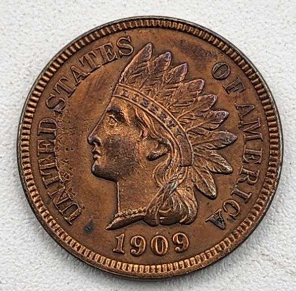 (A) US 1909 Indian Head Cent