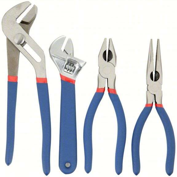 Westward 4-Piece Pliers Set