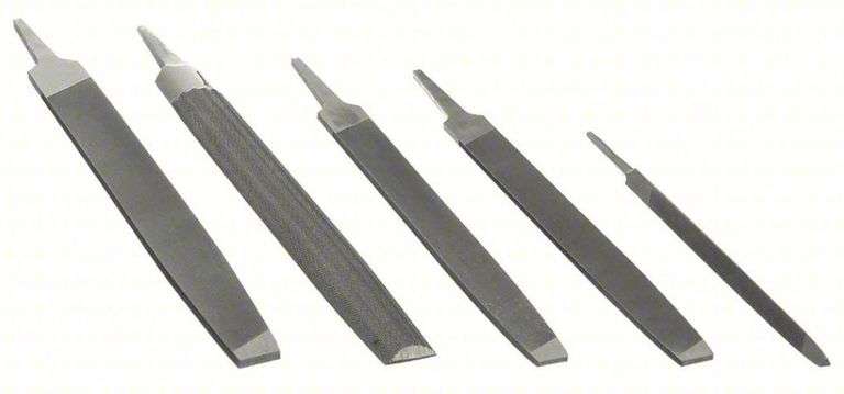 Westward Bastard Cut/Smooth 5-Piece File Set & Storage Pouch
