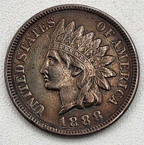 (A) US 1888 Indian Head Cent