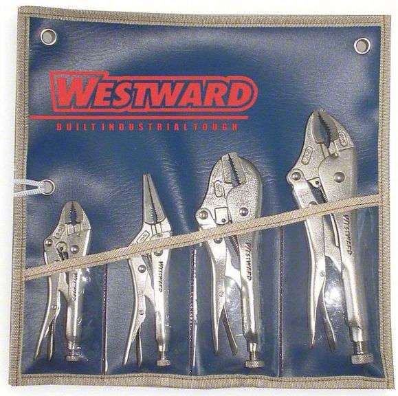Locking Pliers Set & Vinyl Storage Pouch
