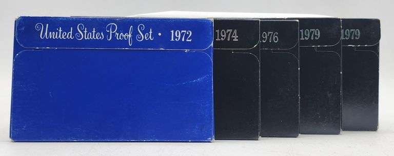 (A) US Mint Proof Sets 1972/74/76/79
