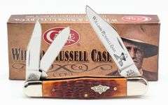 2007 Case XX William Russell Case Chestnut Bone Splitback Whittler