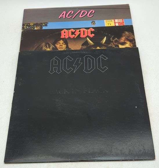 (F) AC/DC. LP Records 33 RPM. - Kraft Auction Service, LLC