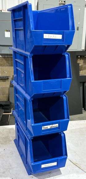Global Industrial Stackable Storage Bins - Kraft Auction Service, LLC