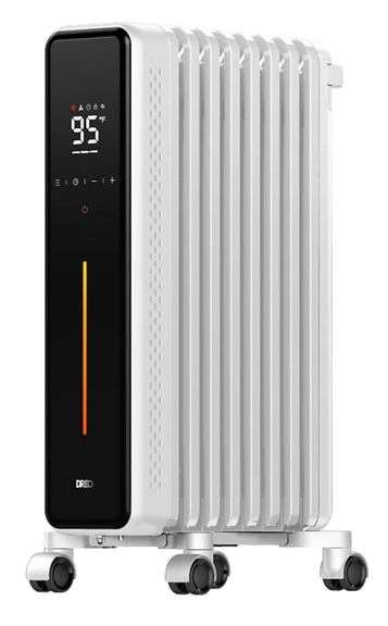(CC) Dreo Oil Filled 3 Heat Setting Heater (Model OH712) (17.5"×10"×26. ...