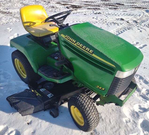 Jd 345 (FF) John Deere 345 Lawn Tractor - Kraft Auction Service, LLC