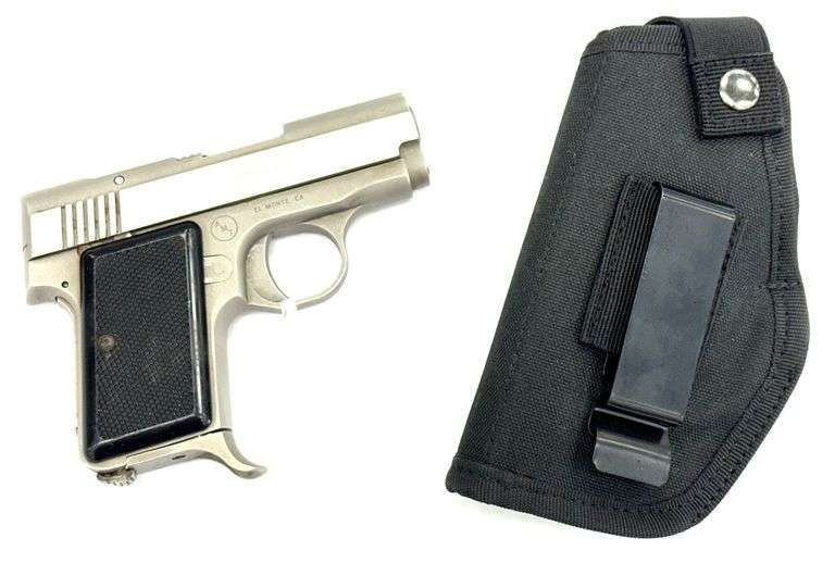 AMT Backup .380 Caliber Semi-Auto Pistol in Holster