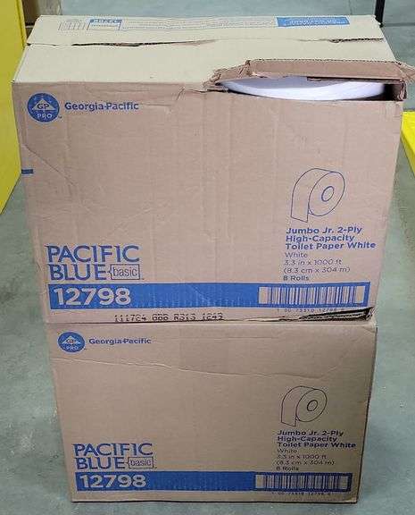 (ZZ) Pacific Blue Basic Jumbo Jr 2-Ply High-Capacity Toilet Paper ...