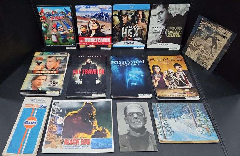 Lot Of Dvd Cover Inserts & More. - Kraft Auction Service, LLC