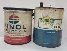 (AP) Standard And Sunoco Oil Cans. - Kraft Auction Service, LLC