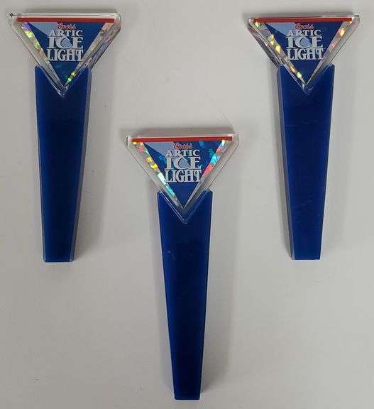 (QQ) Coors Artic Ice Light Beer Tap Handles
