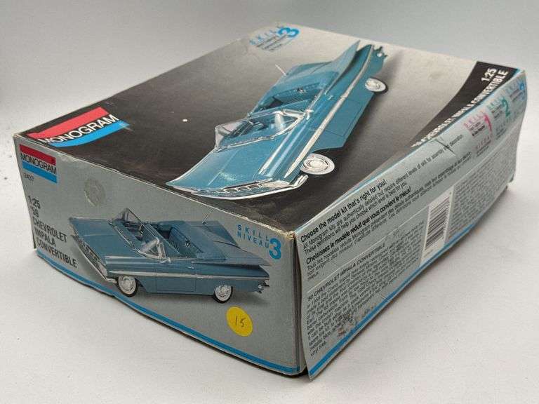 1:25 Monogram 1959 Chevrolet Impala Convertible Model Kit In Box ...