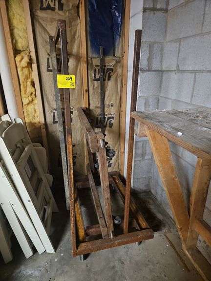 Kerosene Heater & Metal Push Rack. - Kraft Auction Service, LLC