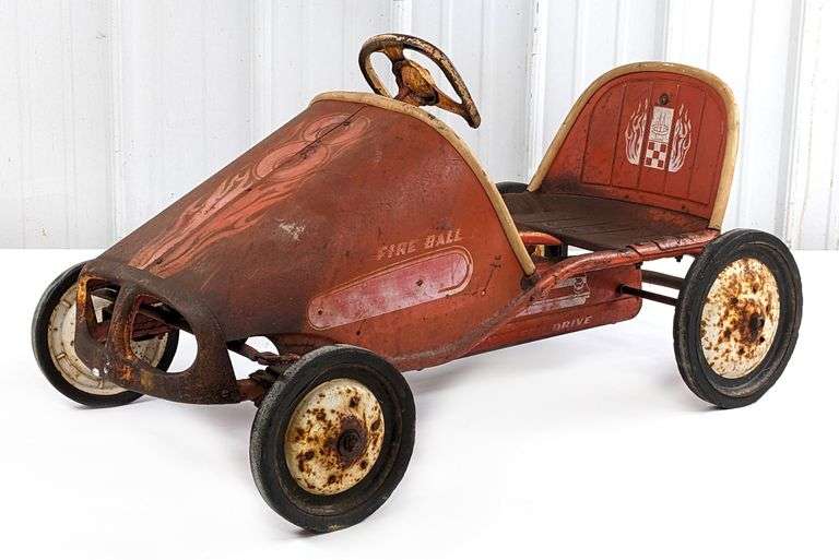 Murray Fireball Racer Murray Fire Ball Racer Pedal Car - Kraft Auction Service, LLC
