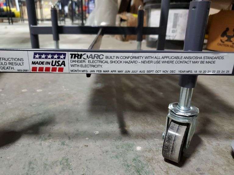 Tri-Arc Manufacturing Rolling Step Stool - Kraft Auction Service, LLC