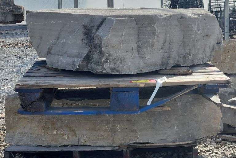 (2) Limestone Landscaping Slabs