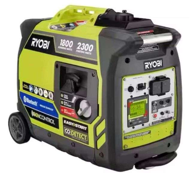 (DZ) Ryobi 2300W Recoil Start Gas Powered Digital Inverter Generator