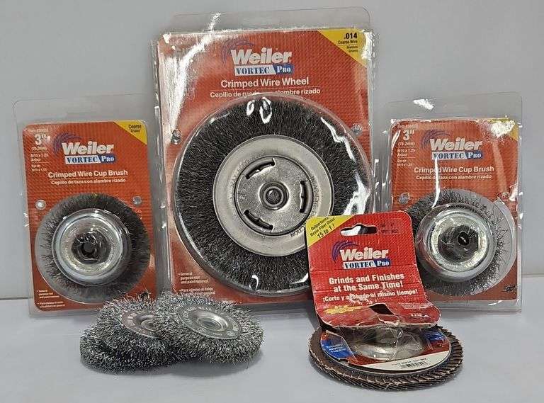 (ZZ) Weiler Crimped Wire Wheels. Kraft Auction Service, LLC